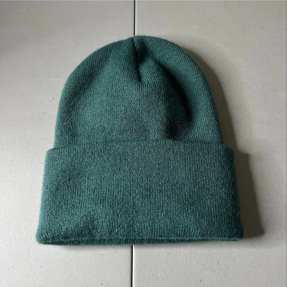 SOLD VTG Carhartt Y2K Patch Logo Beanie USA One Size - Picture 2 of 2